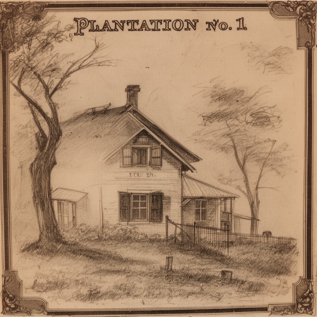 AI-generated illustration of Plantation No. 1