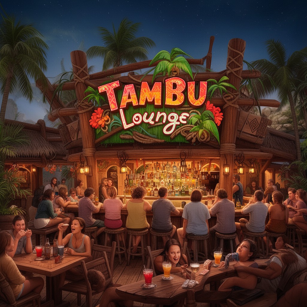 AI-generated illustration of Tambu Lounge