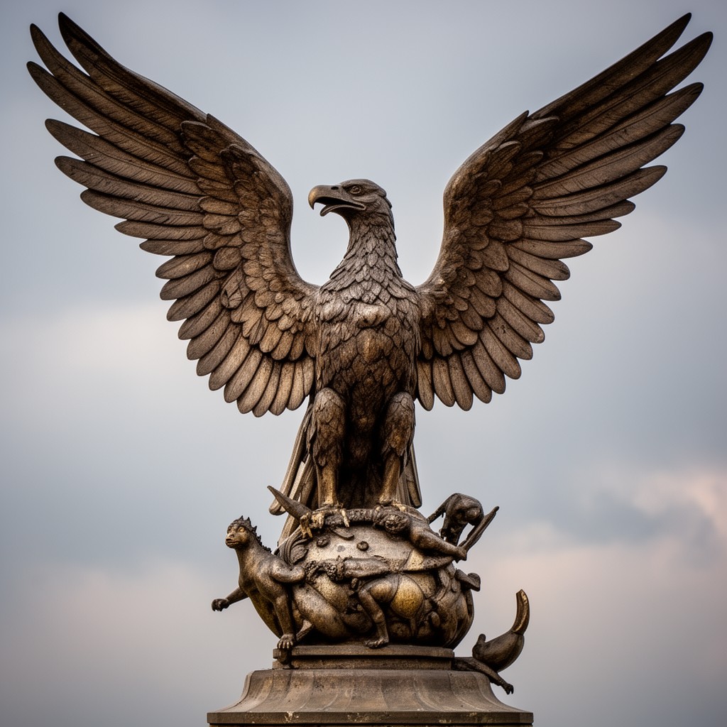 AI-generated illustration of Roman eagle