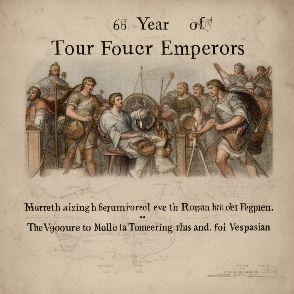 AI-generated illustration of Year of the Four Emperors