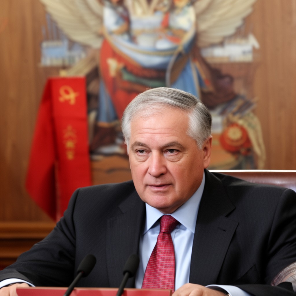 AI-generated illustration of President of the Soviet Union