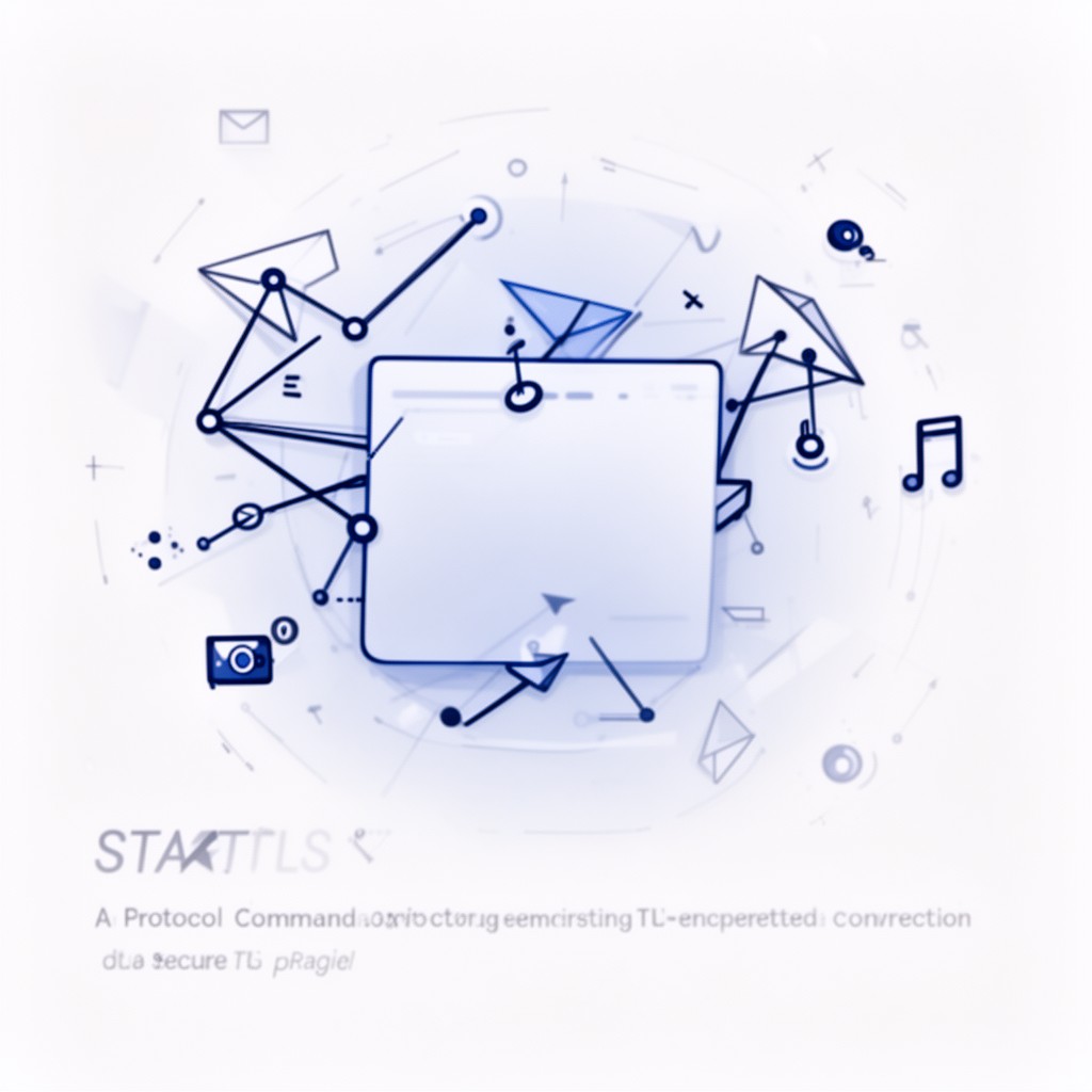 AI-generated illustration of STARTTLS
