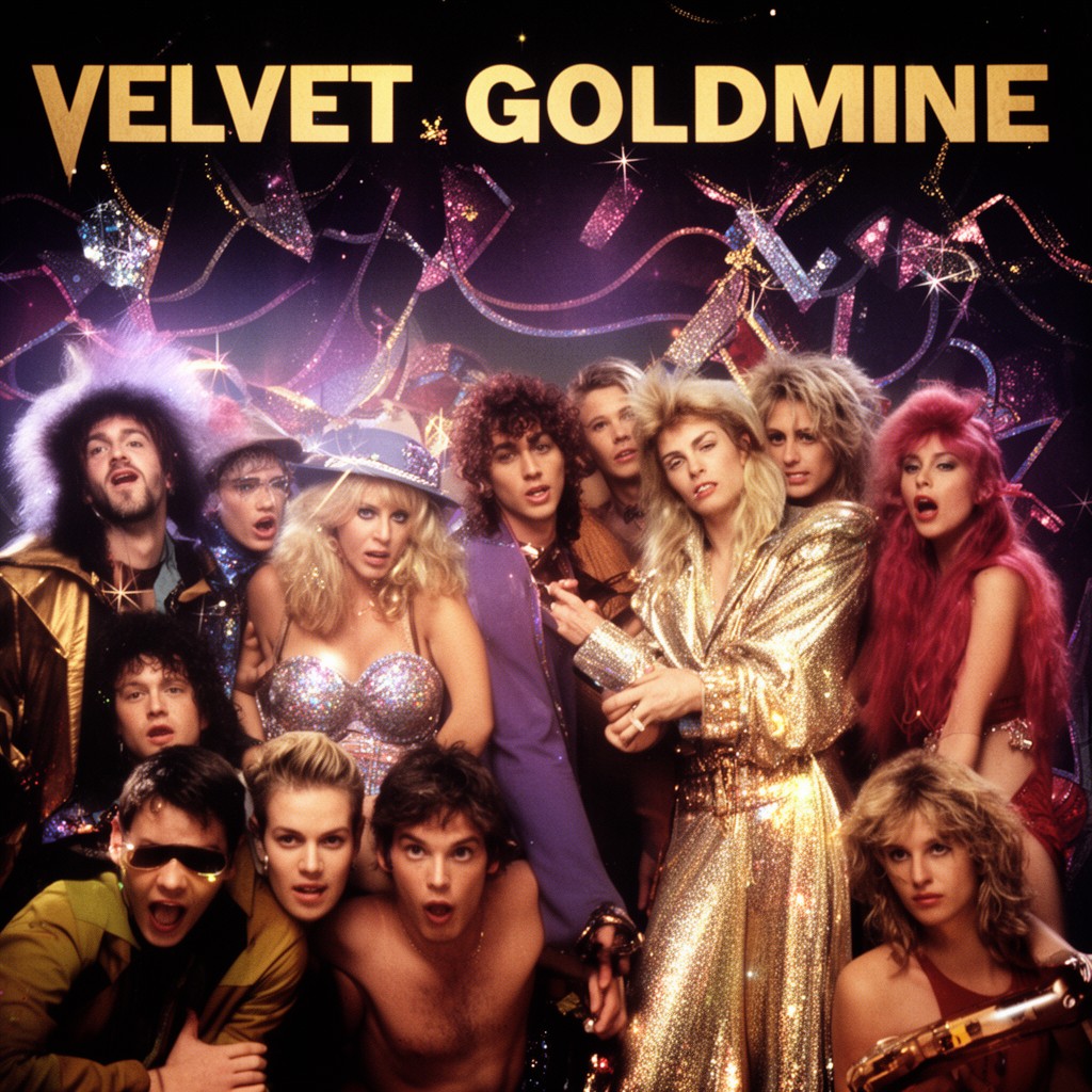 AI-generated illustration of Velvet Goldmine