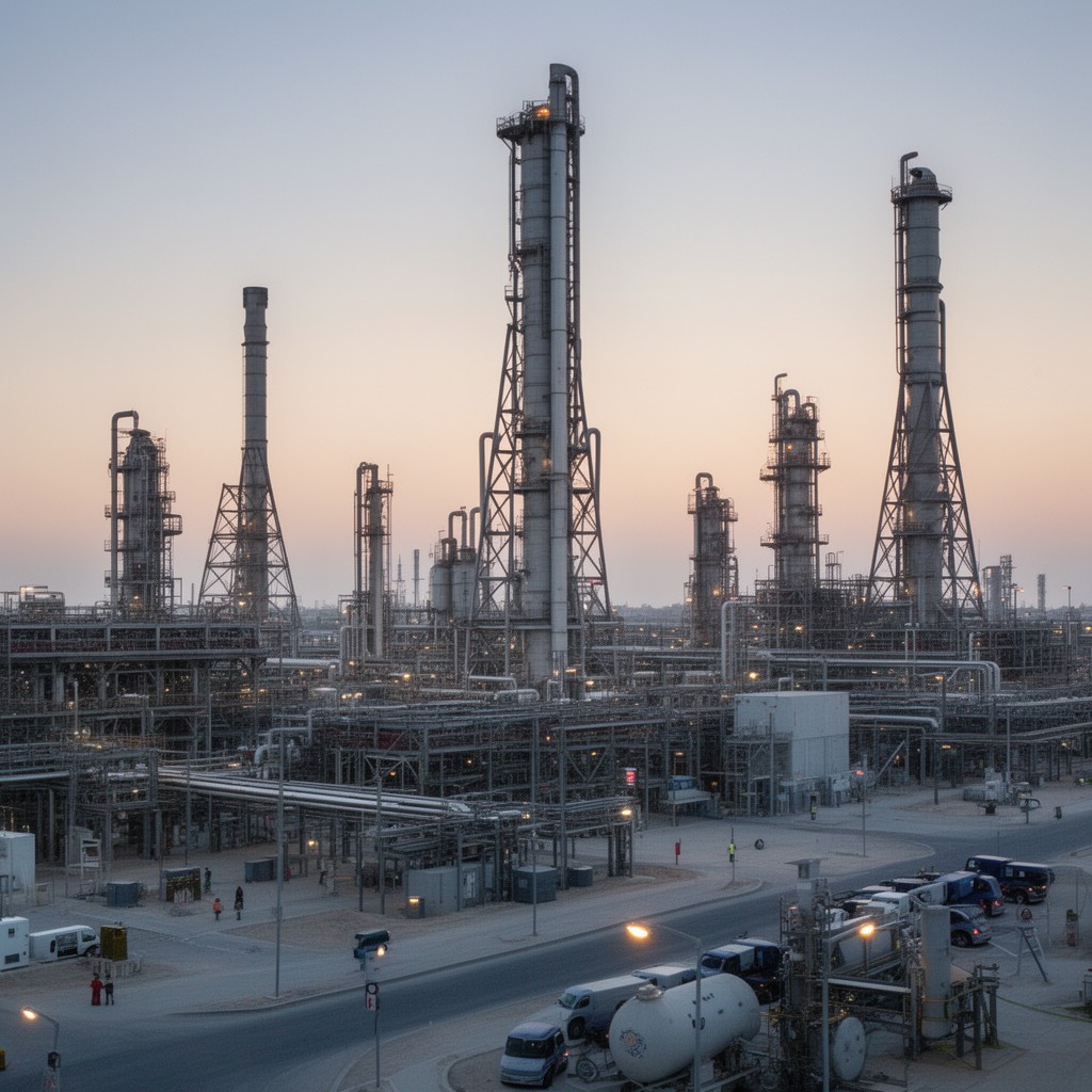 AI-generated illustration of QatarEnergy