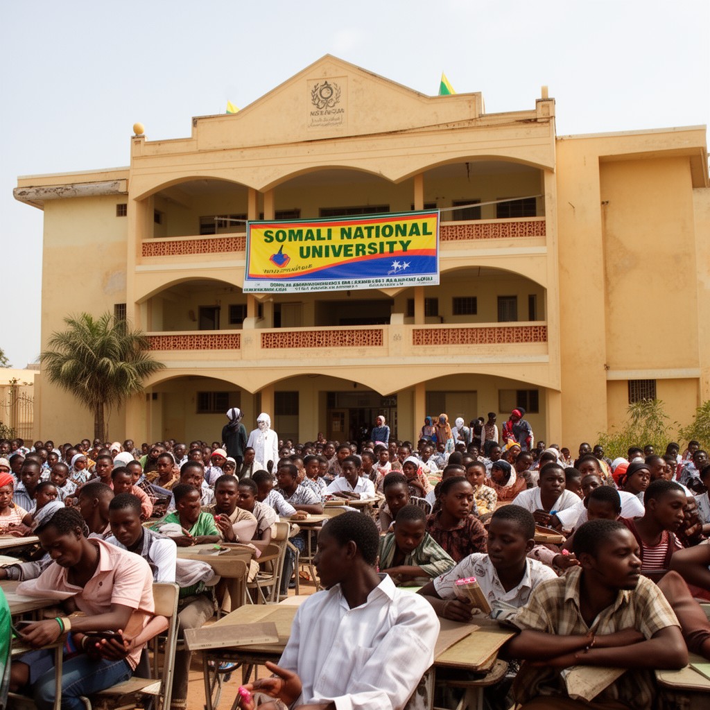 AI-generated illustration of Somali National University