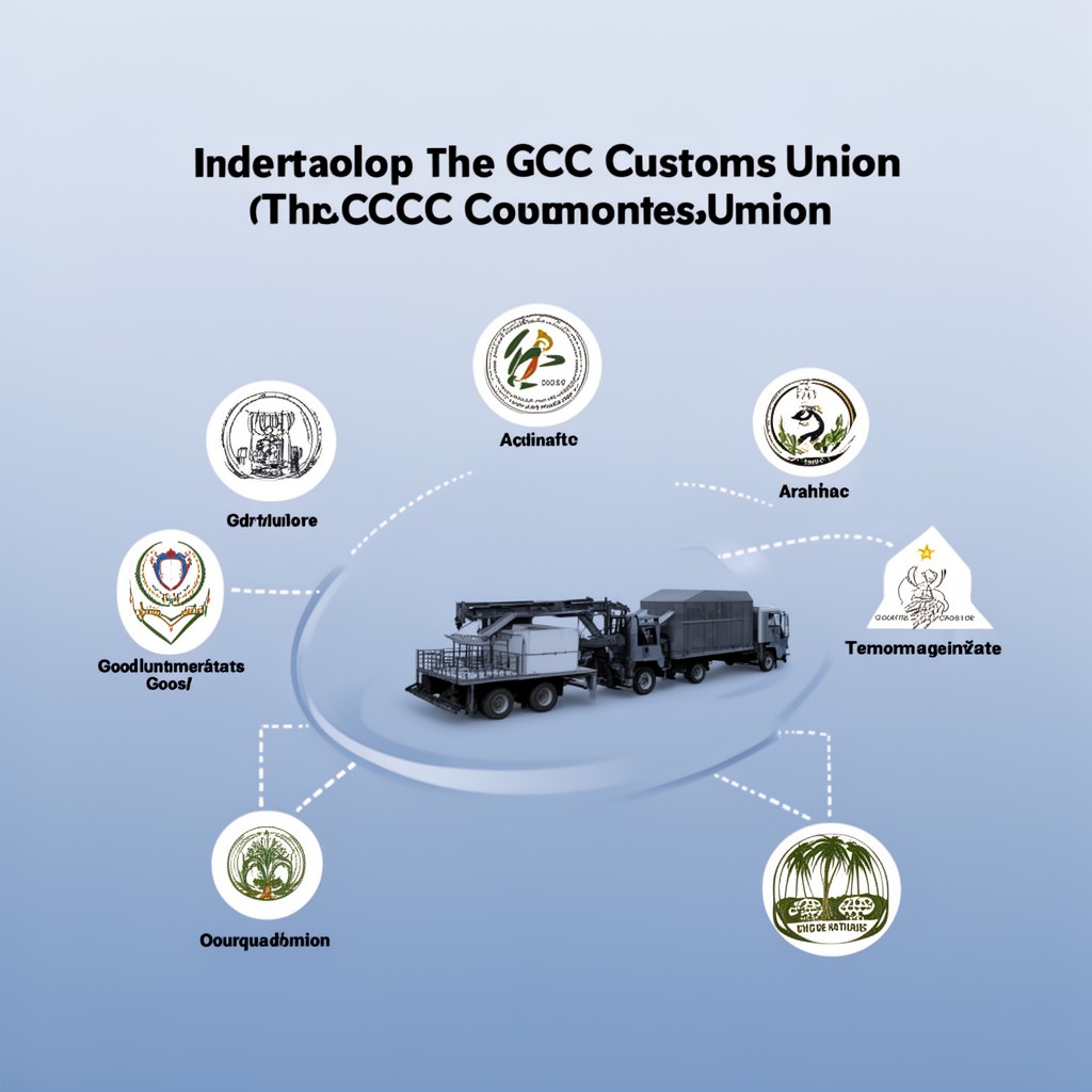 AI-generated illustration of GCC Customs Union