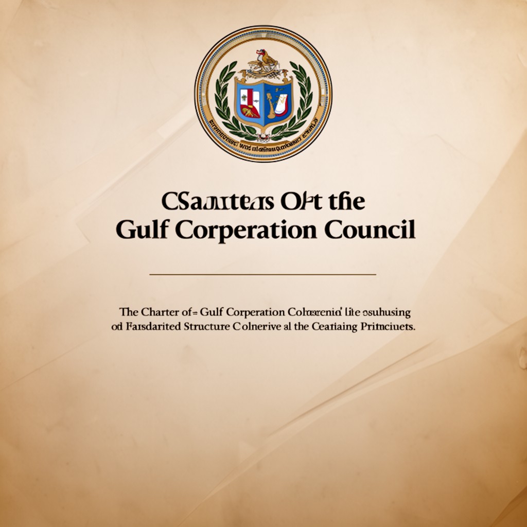 AI-generated illustration of Charter of the Gulf Cooperation Council