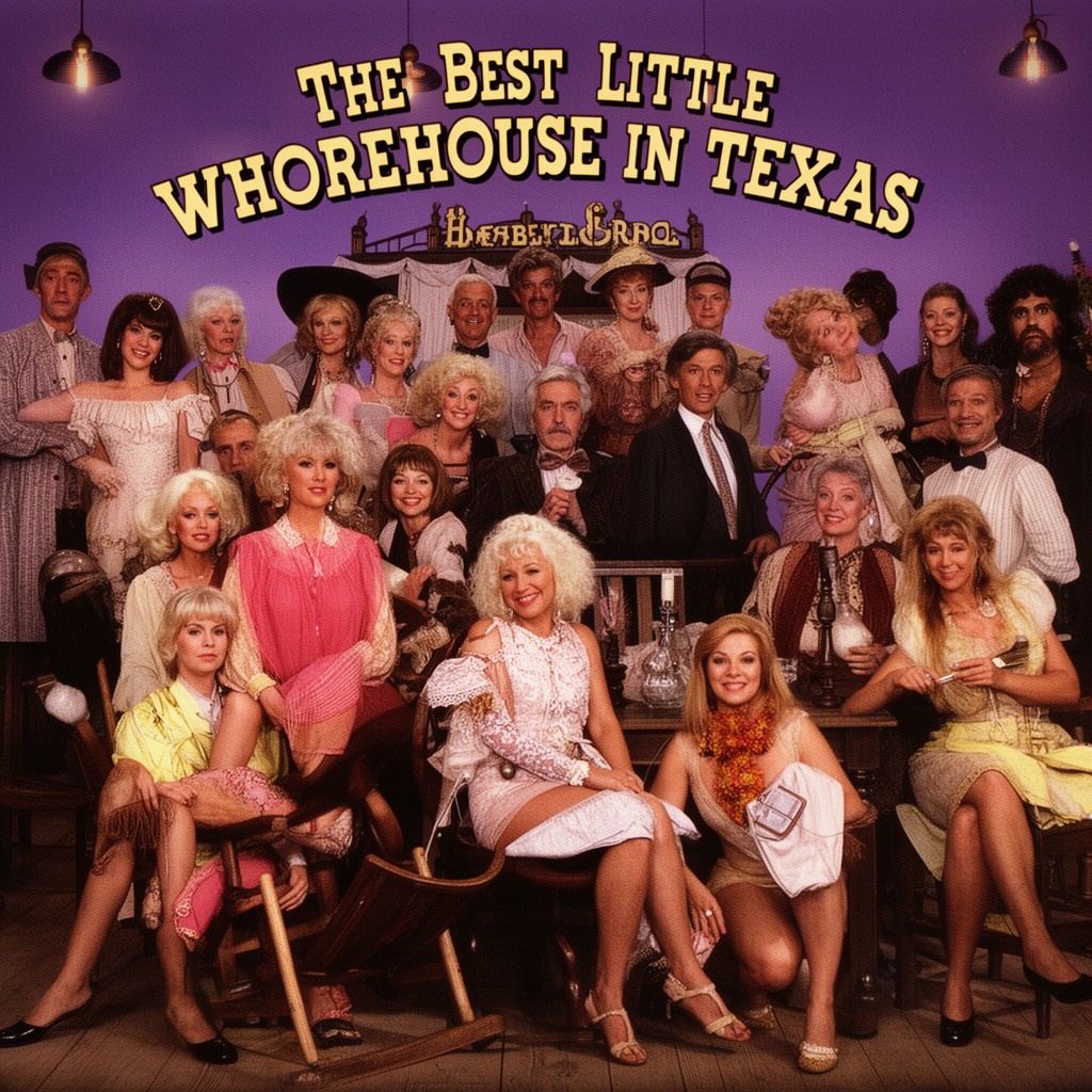 AI-generated illustration of The Best Little Whorehouse in Texas