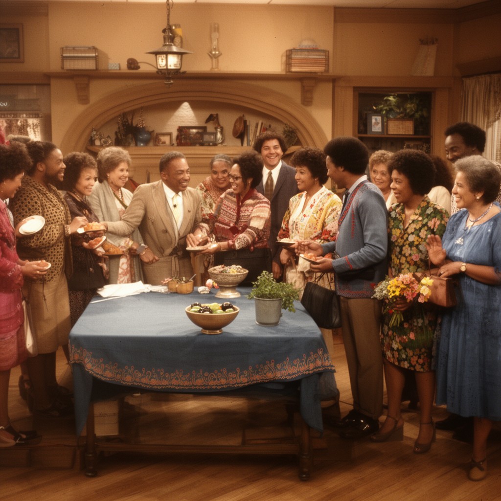 AI-generated illustration of The Cosby Show