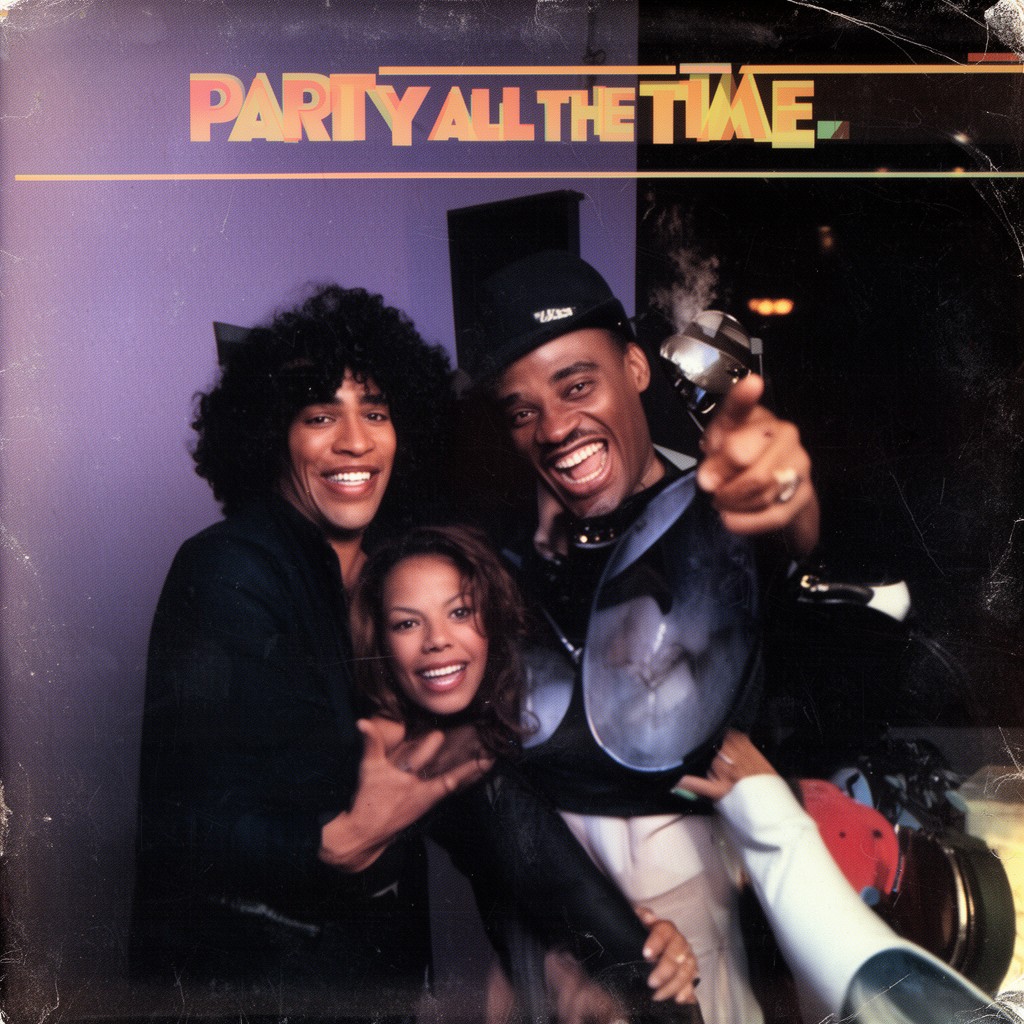 AI-generated illustration of Party All the Time