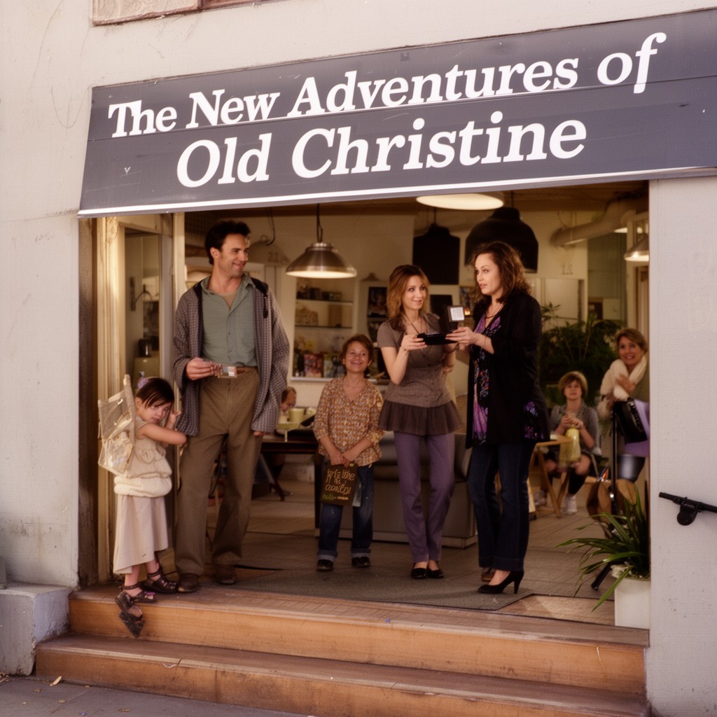 AI-generated illustration of The New Adventures of Old Christine