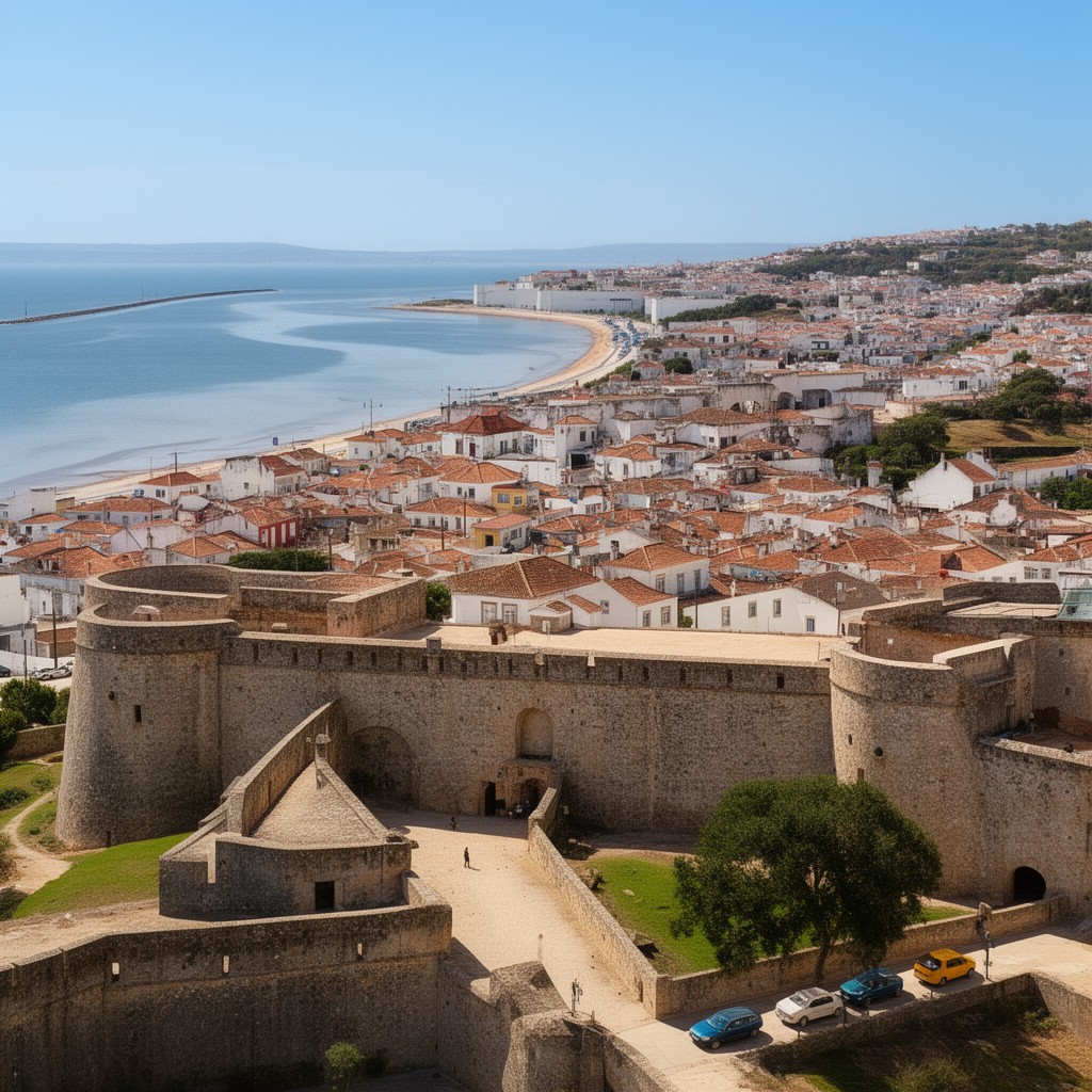 AI-generated illustration of Forte de São Sebastião de Castro Marim