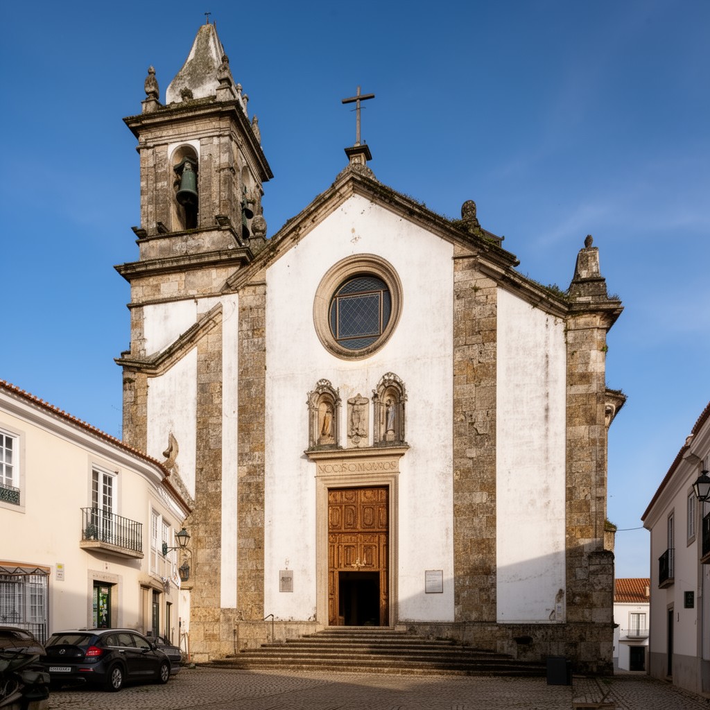 AI-generated illustration of Igreja de Nossa Senhora dos Mártires (Castro Marim)