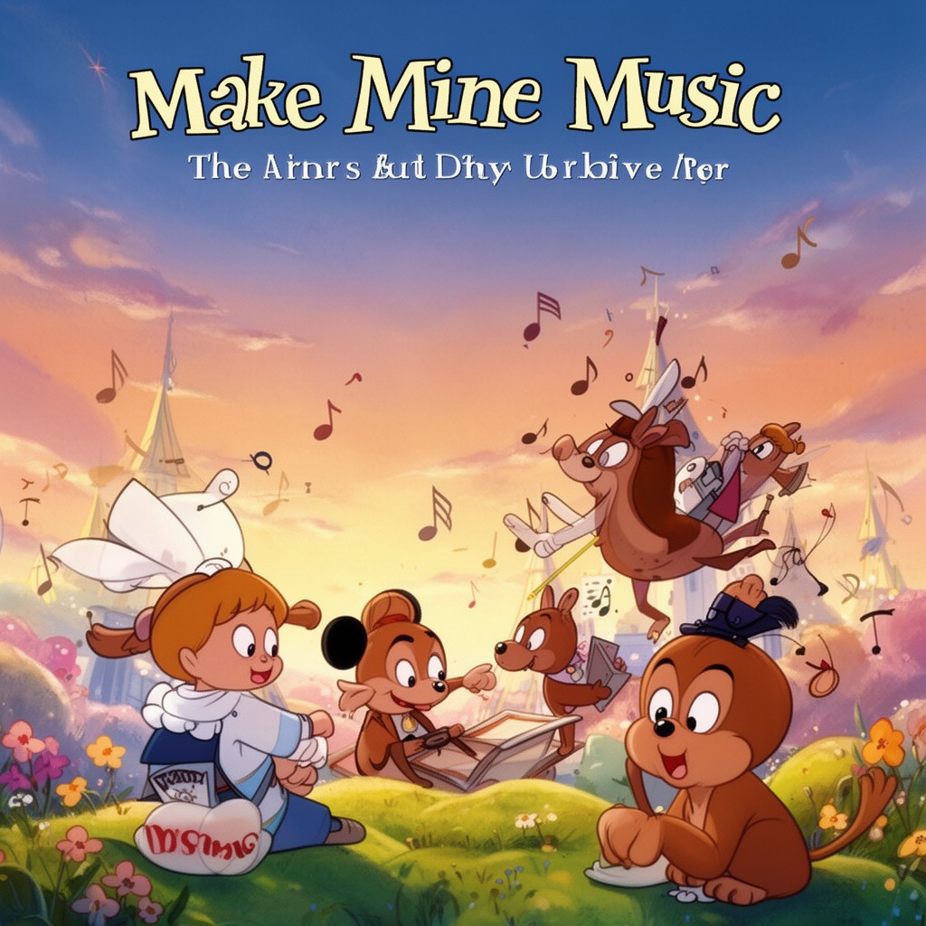 AI-generated illustration of Make Mine Music