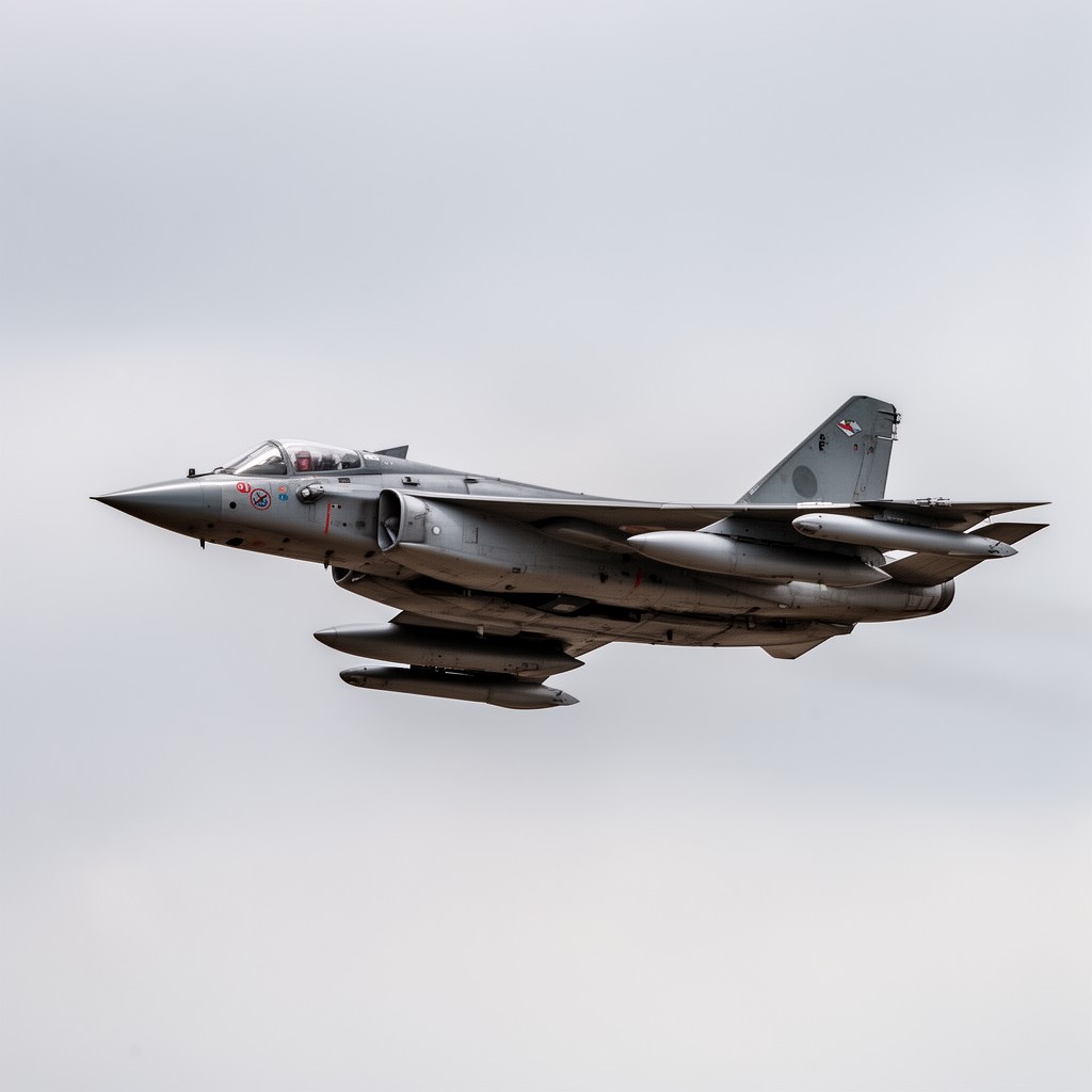 AI-generated illustration of Dassault Mirage III