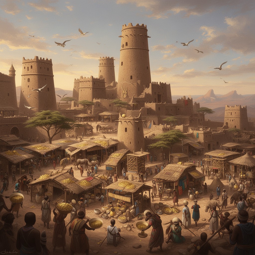 AI-generated illustration of Mali Empire
