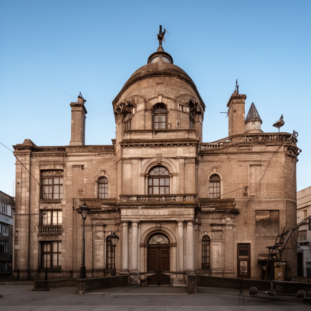 AI-generated illustration of Merseyside Maritime Museum