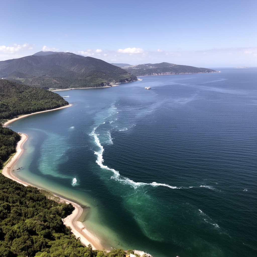 AI-generated illustration of named after Liman Bay region of the Russian Far East