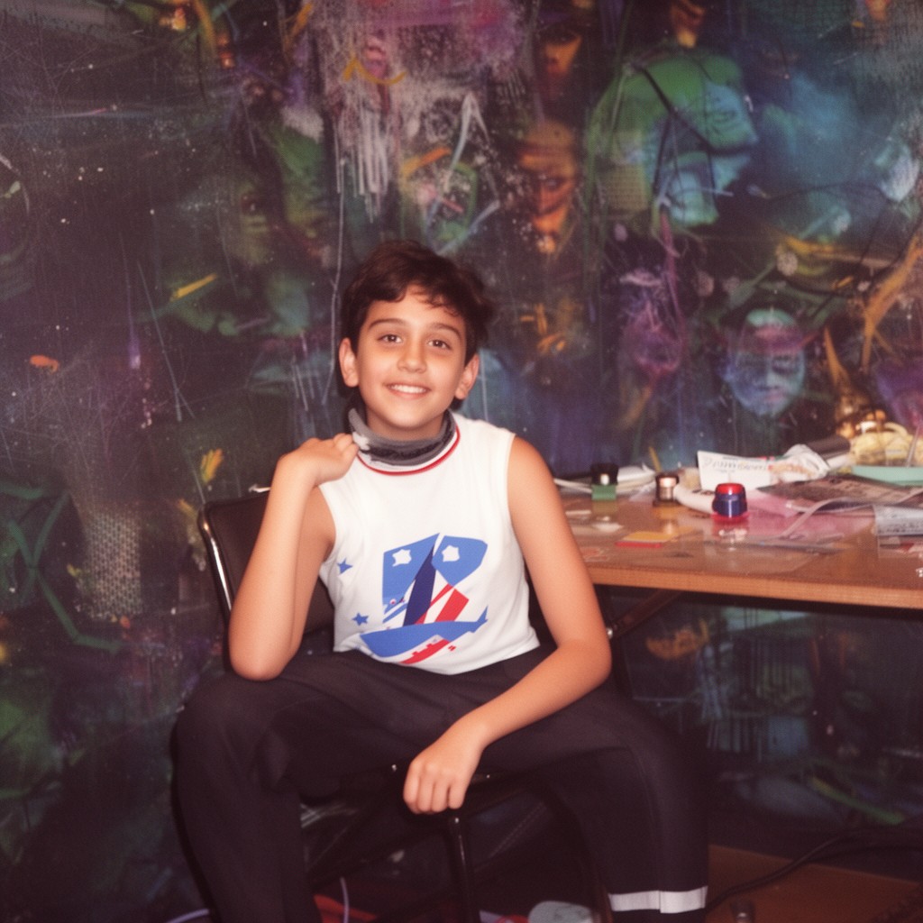 AI-generated illustration of American Boy