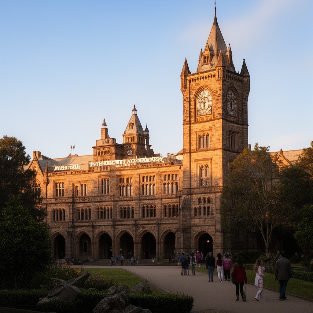 AI-generated illustration of University of Adelaide