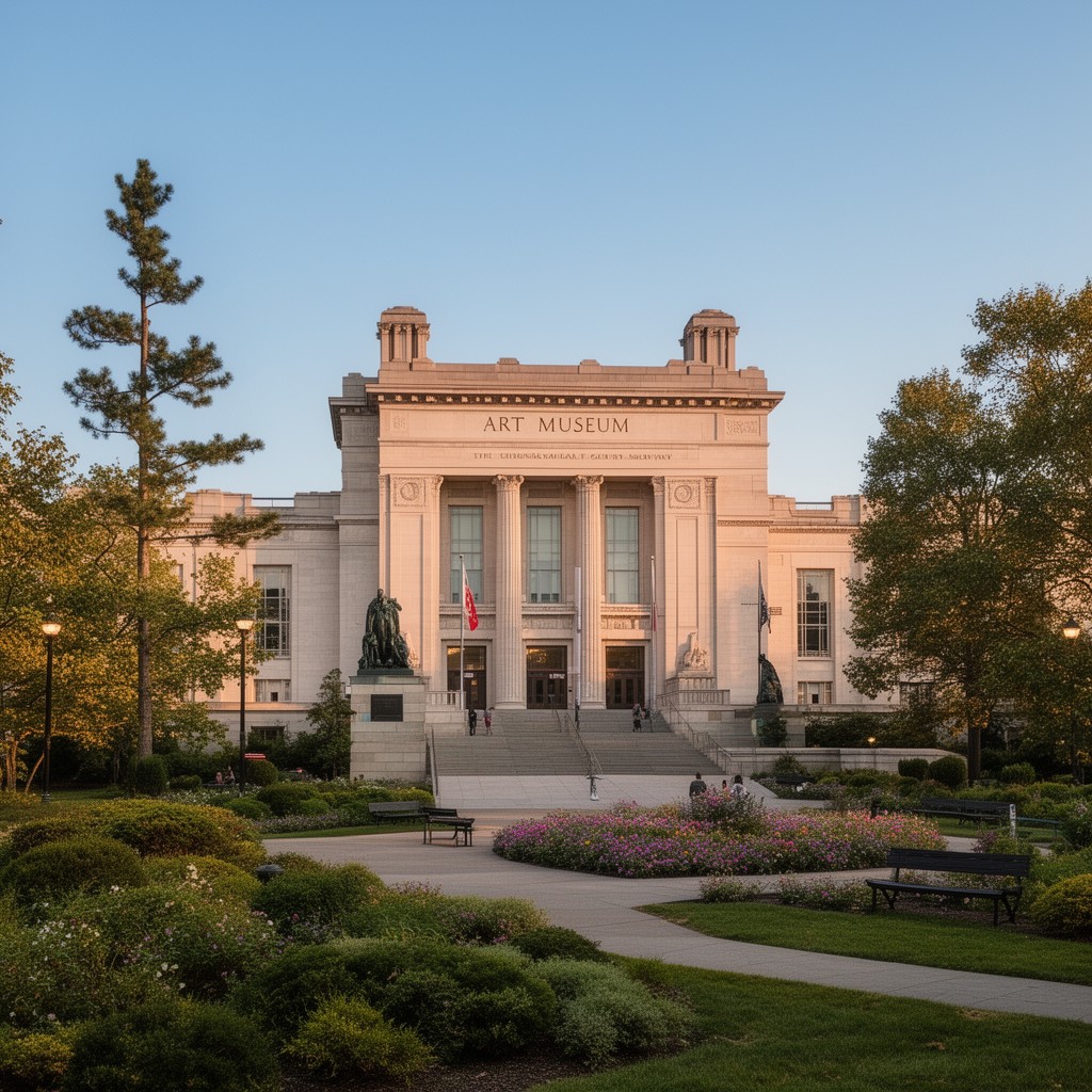 AI-generated illustration of Cincinnati Art Museum