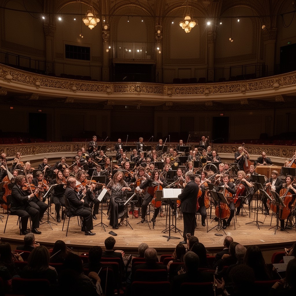 AI-generated illustration of Cincinnati Symphony Orchestra