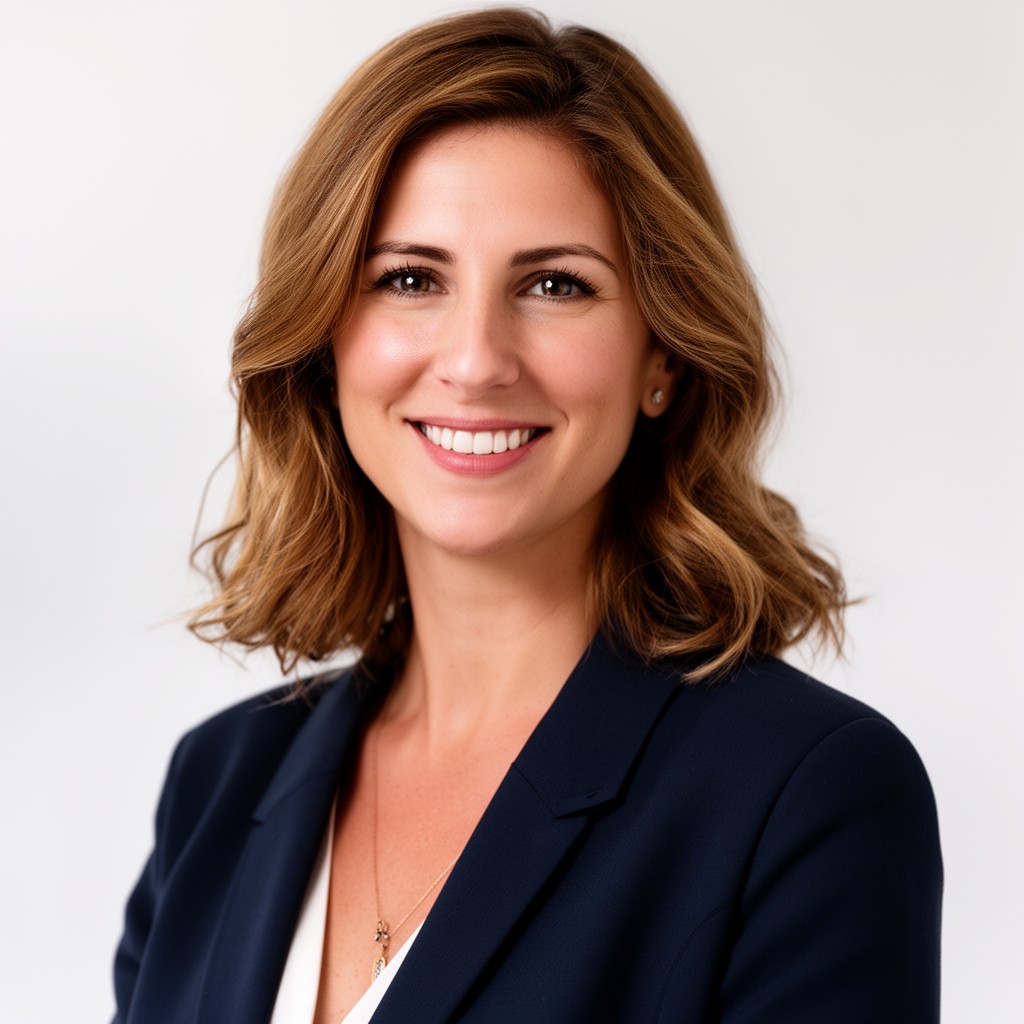 AI-generated illustration of Anne Wojcicki