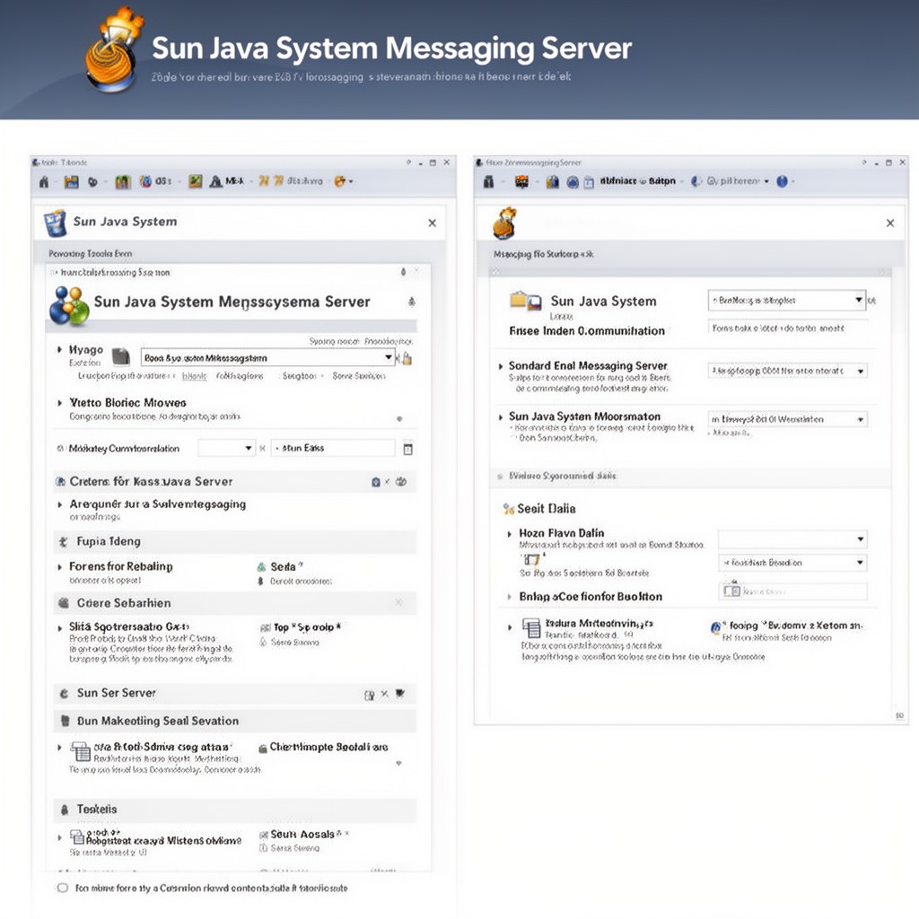 AI-generated illustration of Sun Java System Messaging Server