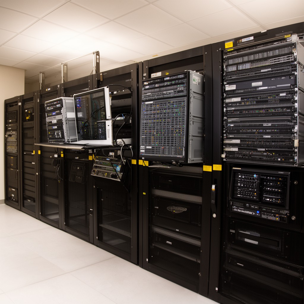 AI-generated illustration of UltraSPARC servers