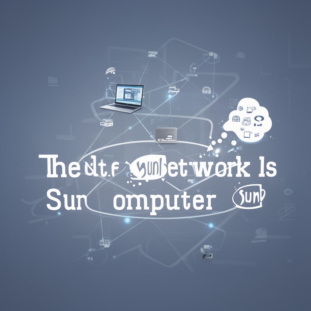 AI-generated illustration of The Network Is The Computer