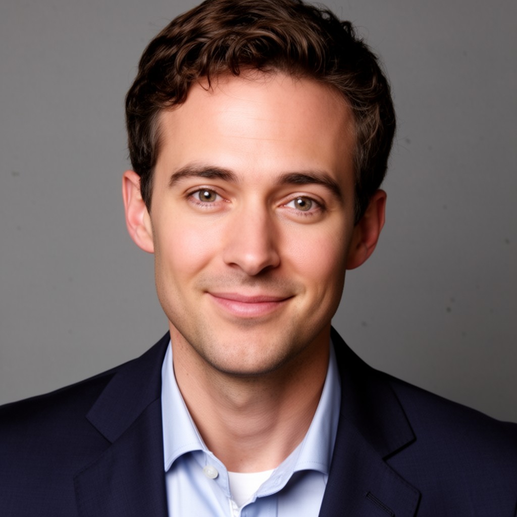 AI-generated illustration of Jim Parsons