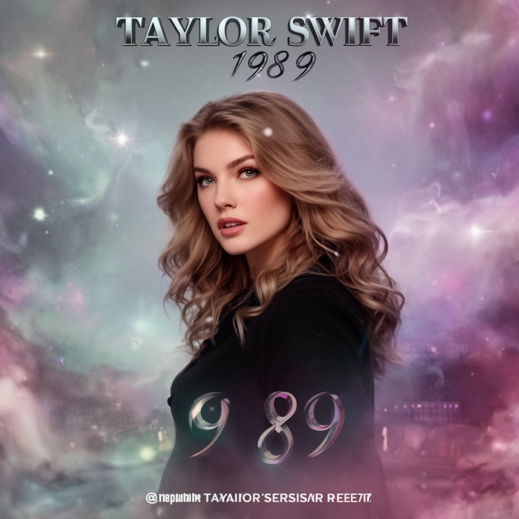 AI-generated illustration of 1989 (Taylor Swift album, Republic era re-recording)