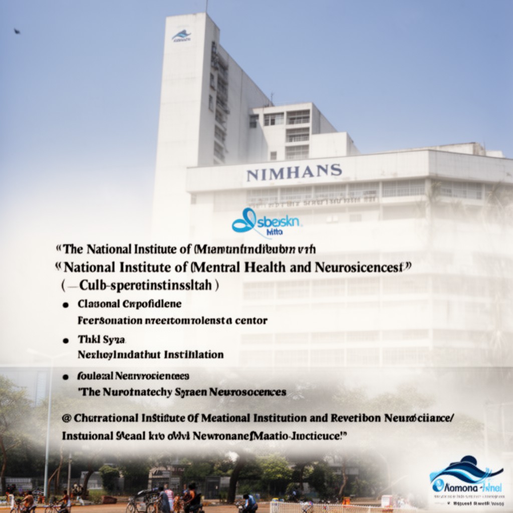 AI-generated illustration of National Institute of Mental Health and Neurosciences