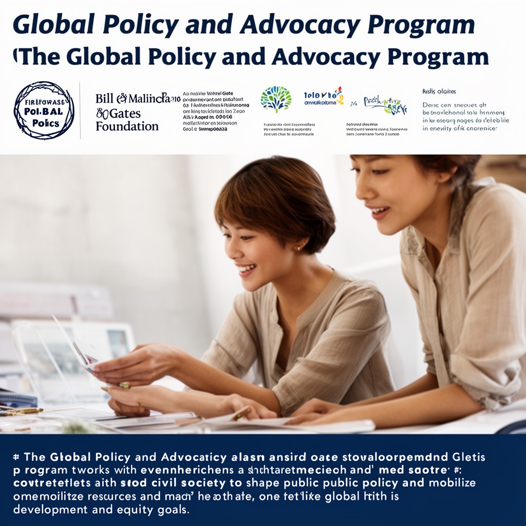 AI-generated illustration of Global Policy and Advocacy Program