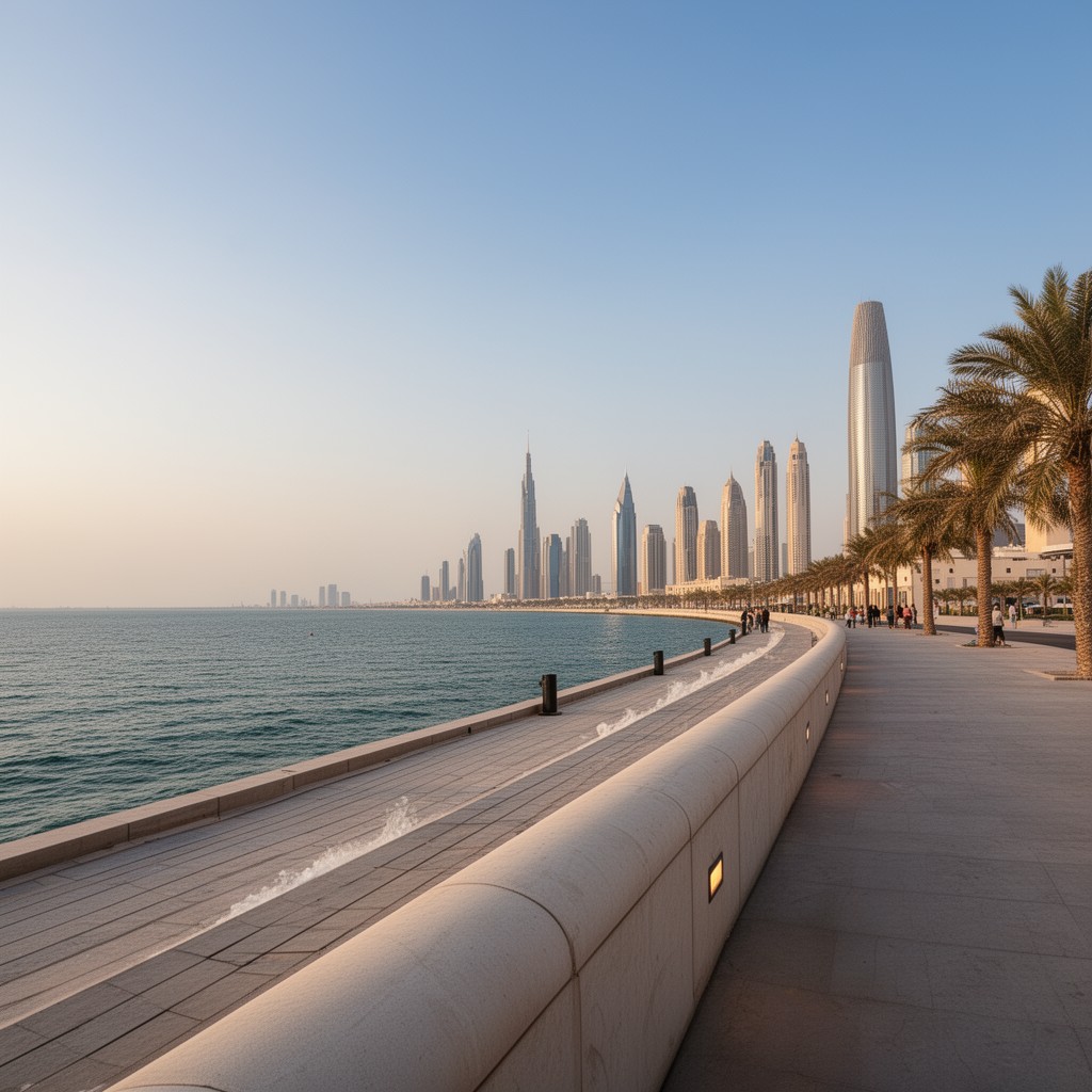 AI-generated illustration of Corniche