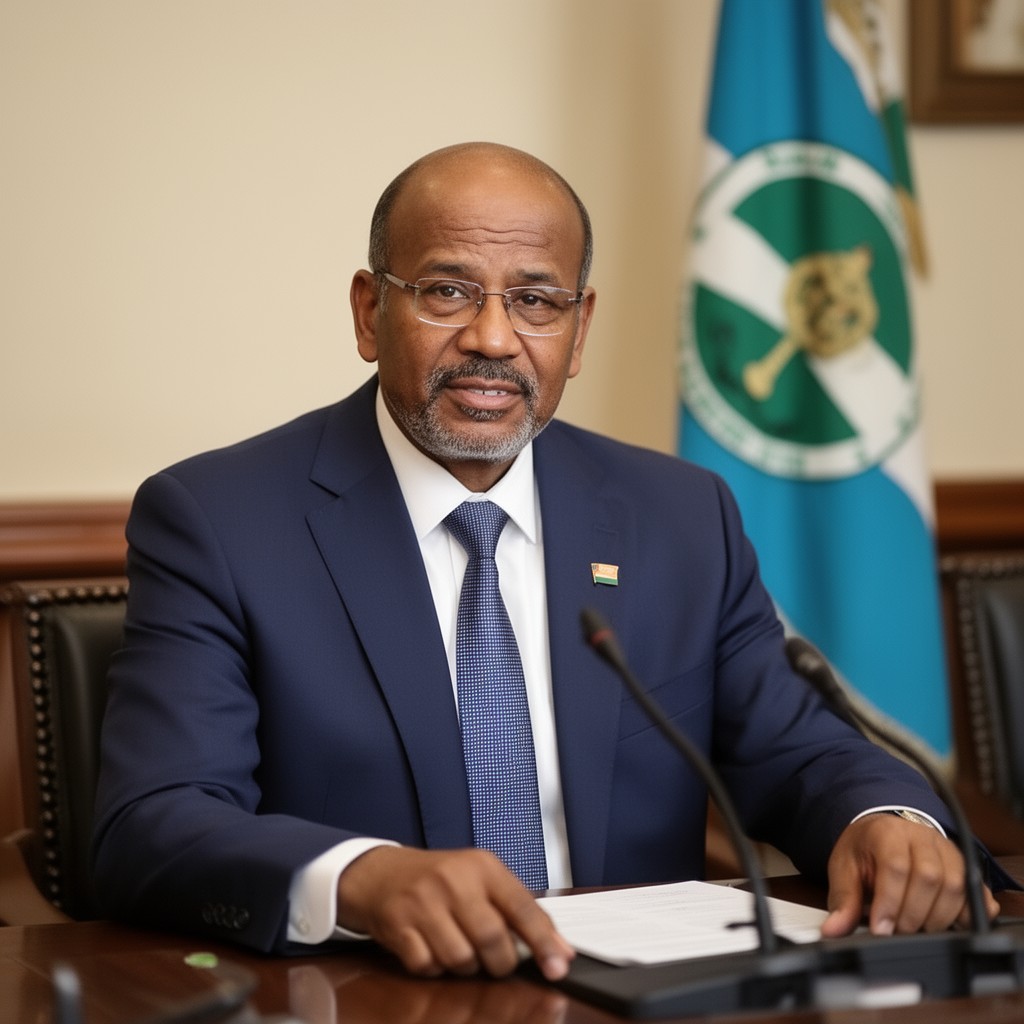 AI-generated illustration of Prime Minister of Somalia