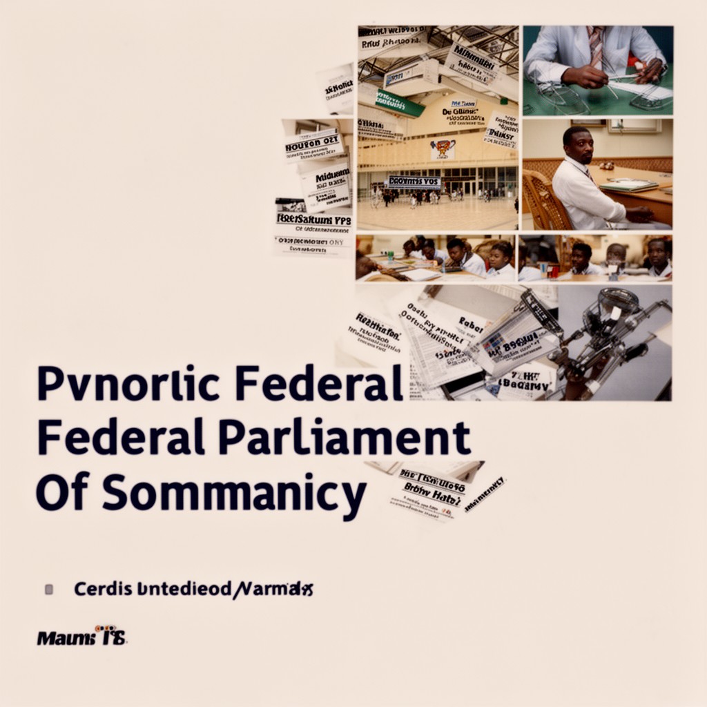 AI-generated illustration of Federal Parliament of Somalia