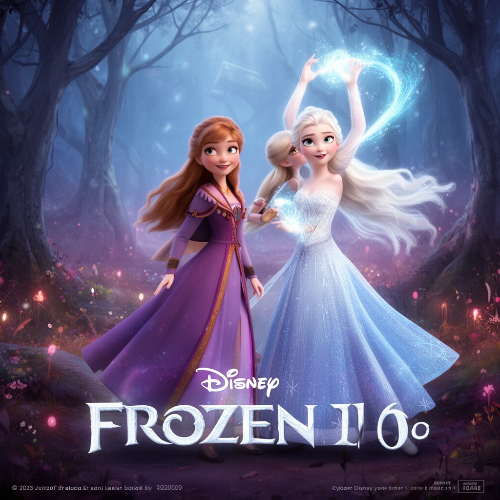 AI-generated illustration of Frozen II