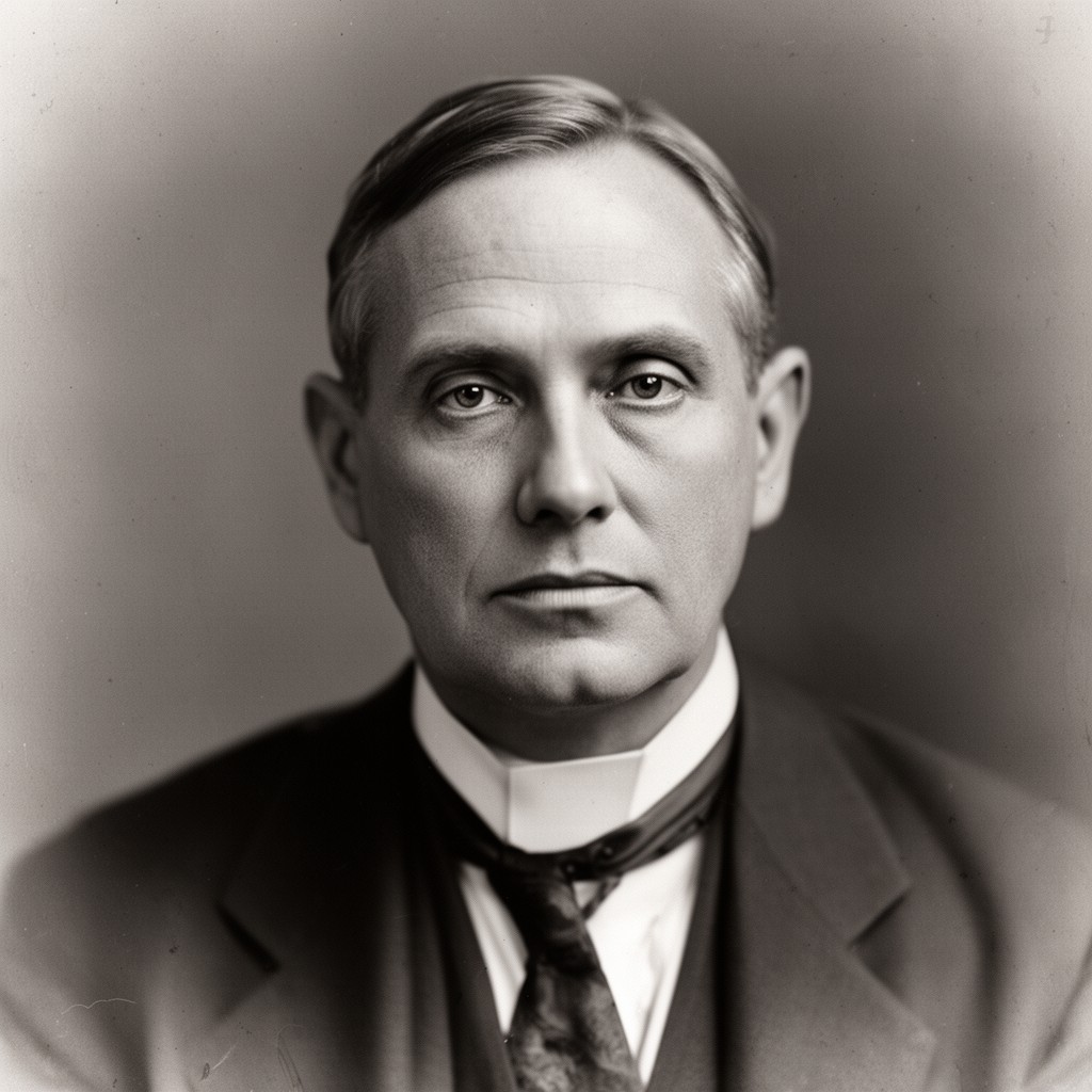 AI-generated illustration of Theodore Dreiser