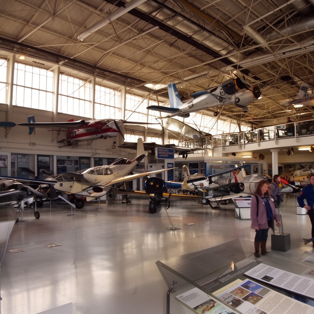 AI-generated illustration of Fleet Air Arm Museum