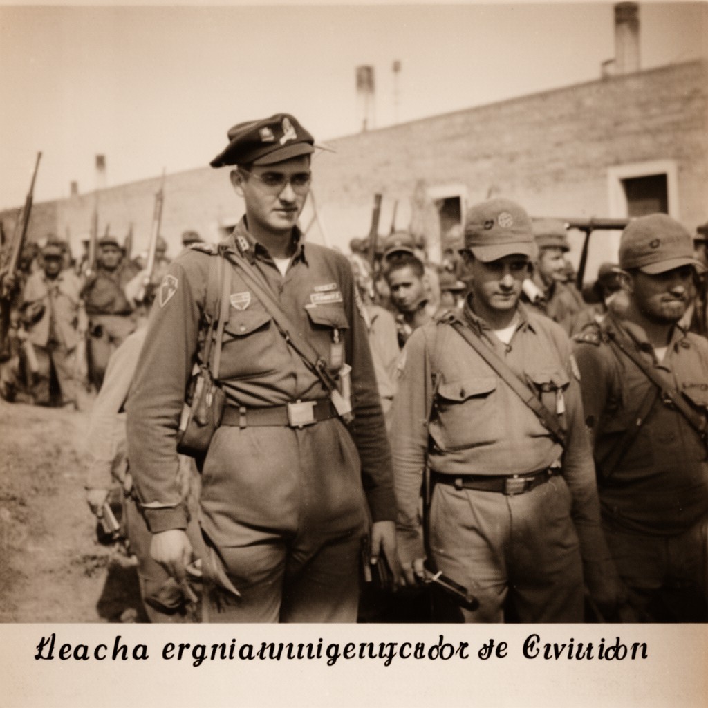 AI-generated illustration of Flechas Negras Division