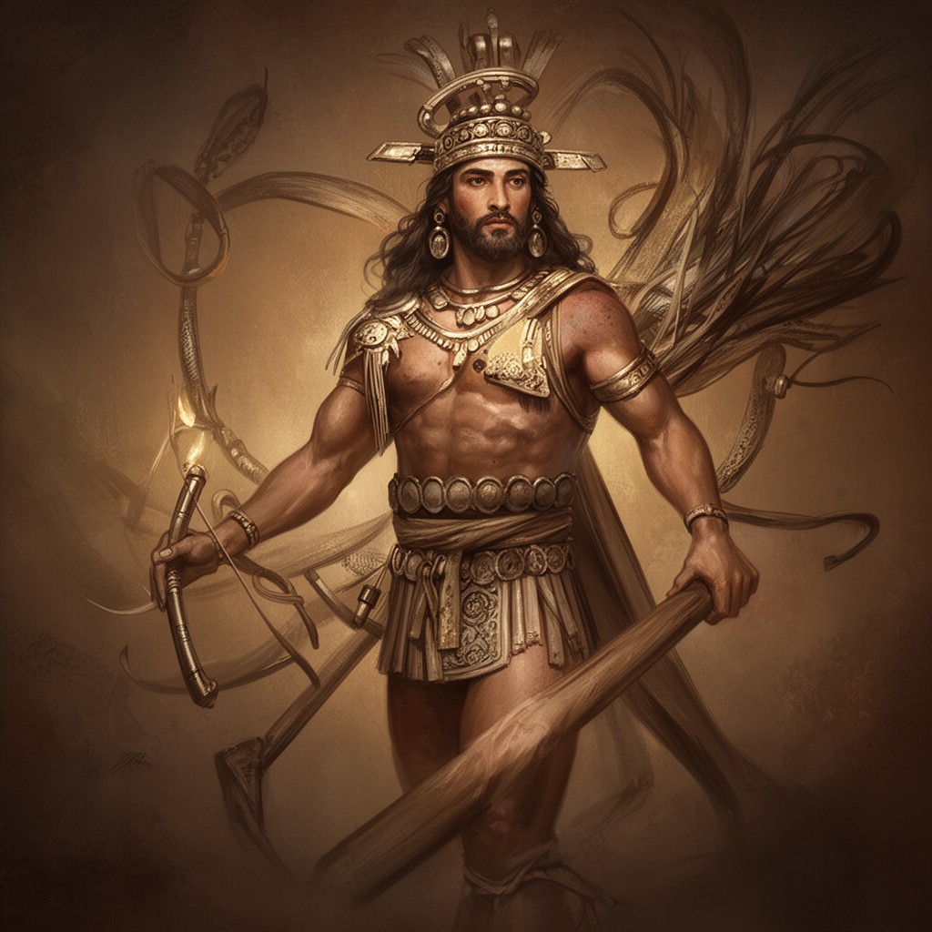 AI-generated illustration of Mesopotamian deity Tammuz