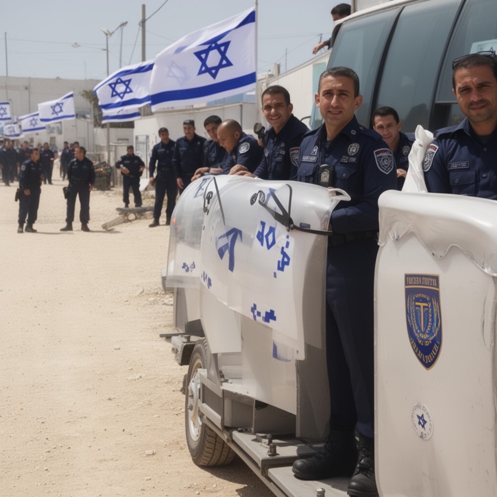 AI-generated illustration of Israeli authorities