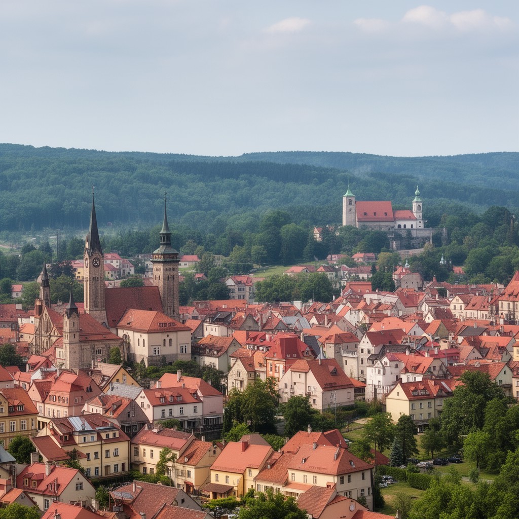 AI-generated illustration of Olkusz County