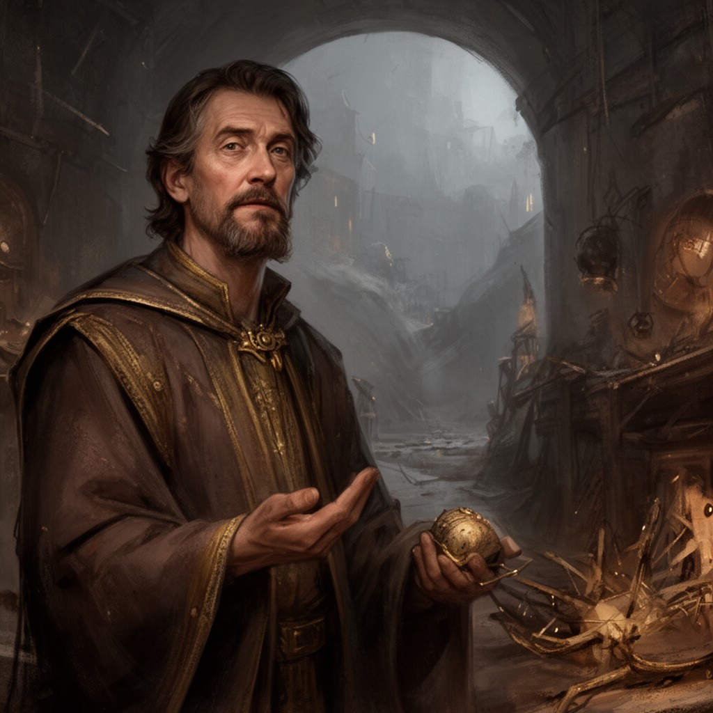 AI-generated illustration of Mordo Nahum