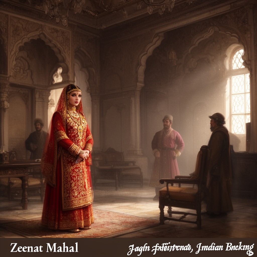 AI-generated illustration of Zeenat Mahal