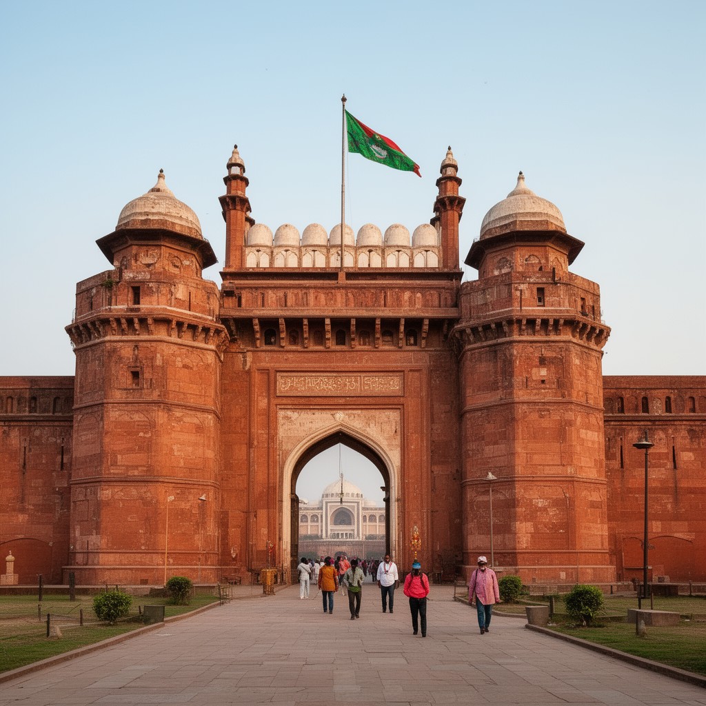 AI-generated illustration of Lahori Gate