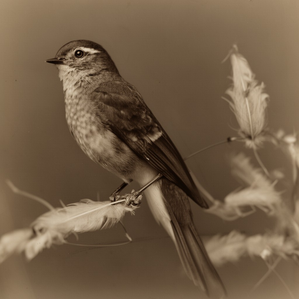 AI-generated illustration of Stray Feathers (ornithological journal)