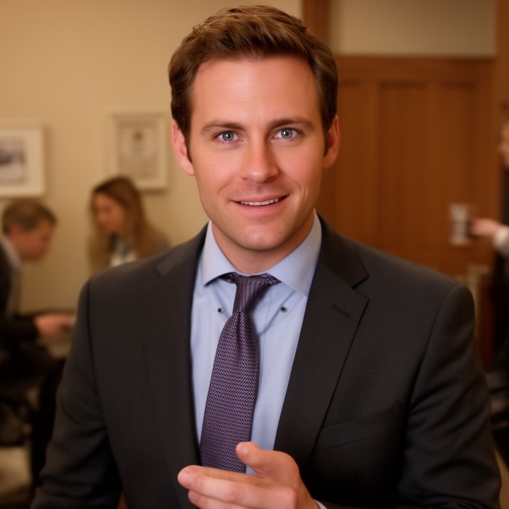 AI-generated illustration of Ed Helms