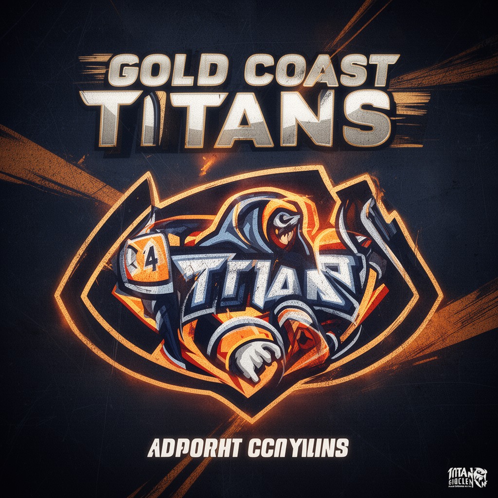 AI-generated illustration of Gold Coast Titans